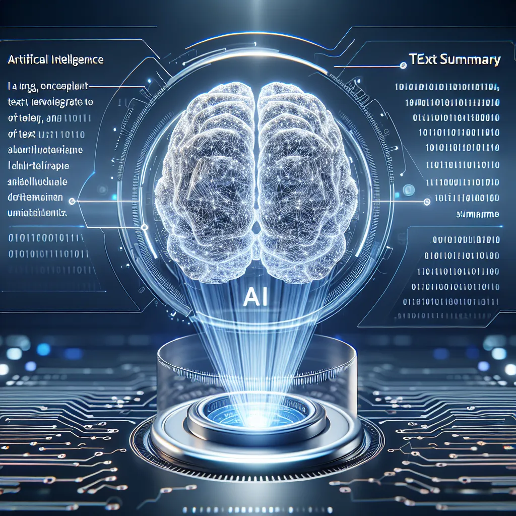 ИИ Суммаризатор текста